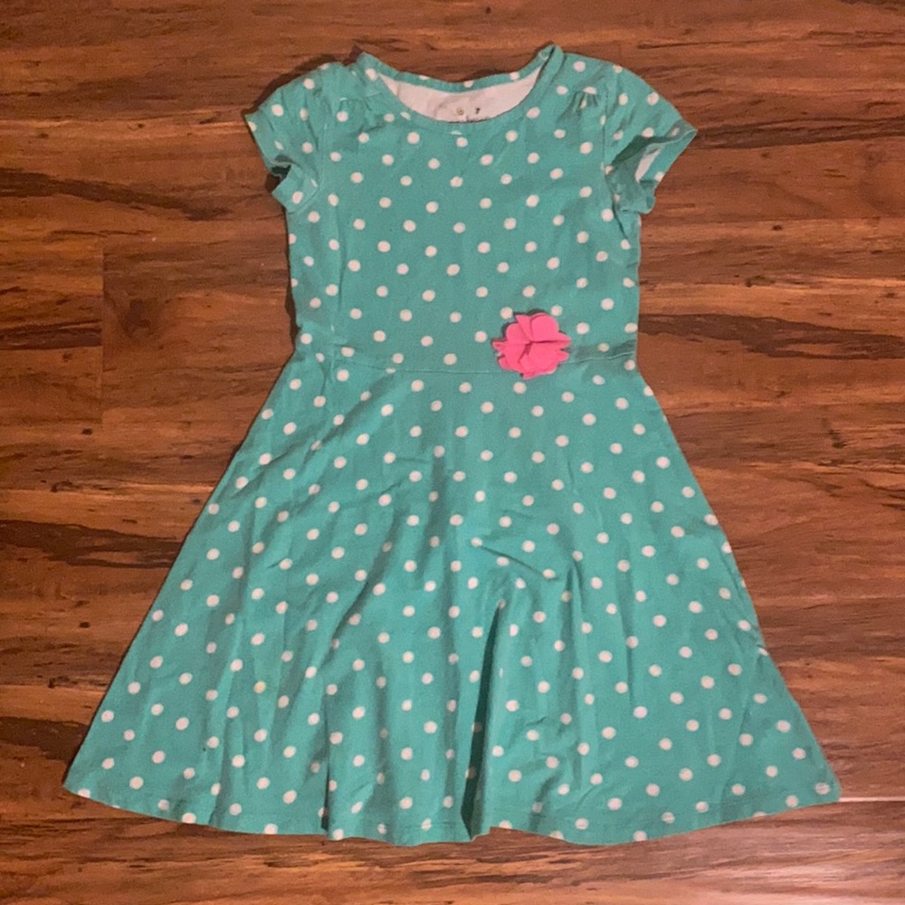 Jumping Beans Kids/Girl Dress Aquamarine - Size 7